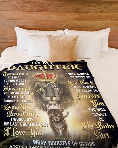 Special Gift For Your Daughter Blanket - From Dad
