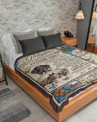 Special Gift For Your Daughter Blanket - From Mom (SKUB10-83)