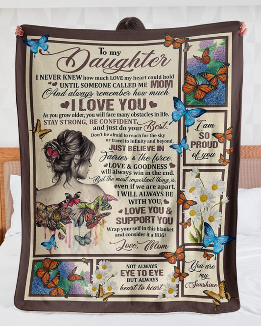 Special Gift For Your Daughter Blanket - From Mom (SKUB10-83)