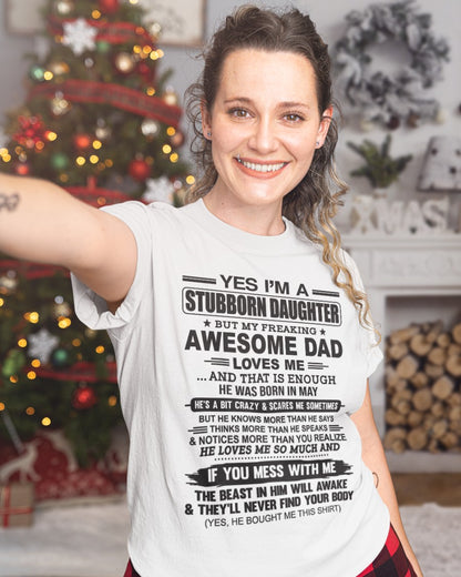 MAY - YES I'M A STUBBORN DAUGHTER - FROM MAN (SKU07-186-05)