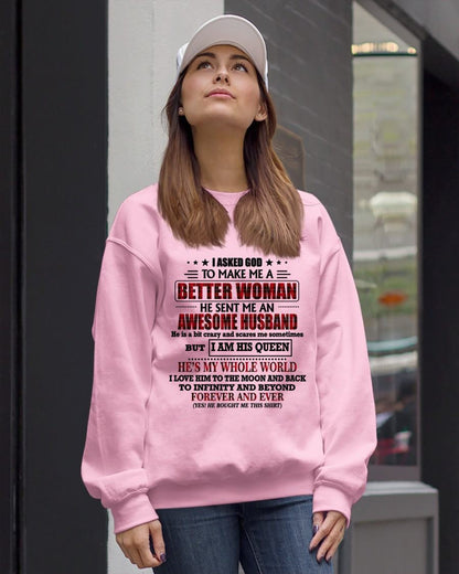 GOD SENT ME AN AWESOME HUSBAND - GIFT FROM HUSBAND - CCDI00 (SKU12-321-00)