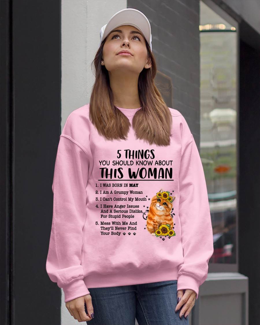 MAY - 5 THINGS YOU SHOULD KNOW ABOUT THIS WOMAN - FOR WOMEN - CCDI05 FMA (SKU2602-186-05)