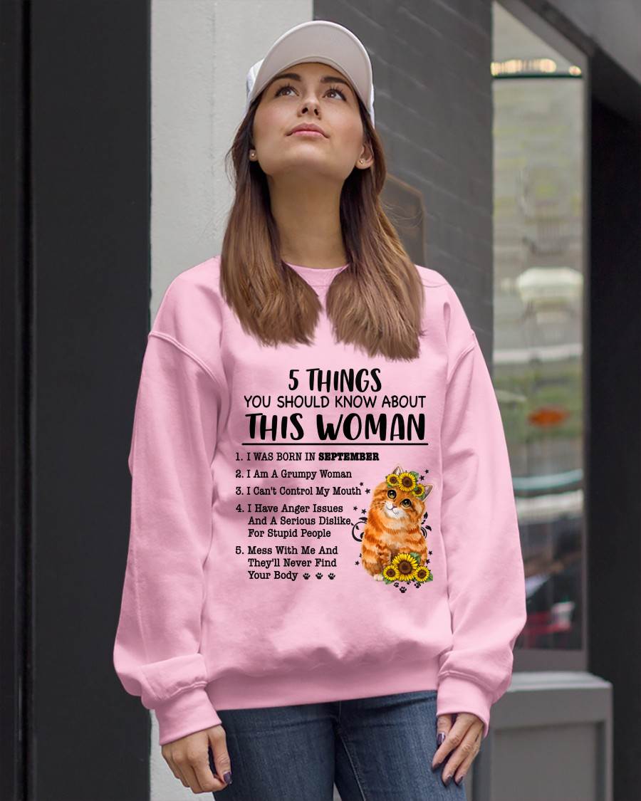 SEPTEMBER - 5 THINGS YOU SHOULD KNOW ABOUT THIS WOMAN - FOR WOMEN - CCDI09 FMA (SKU2602-186-09)