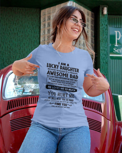 Lucky Daughter - perfect gift for your daughter from Dad - HL00 ( Dad US 00)