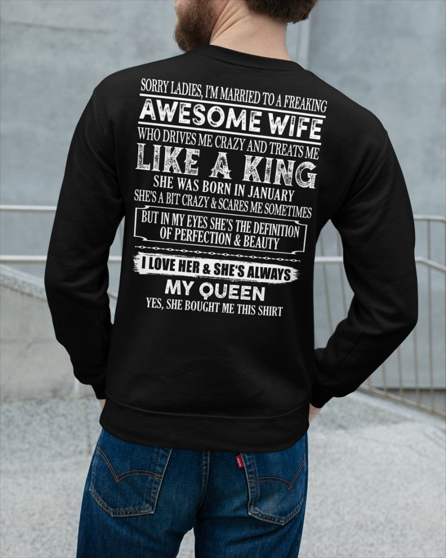 SORRY LADIES, I'M MARRIED WITH HER - SHE WAS BORN IN JANUARY - Vivian01