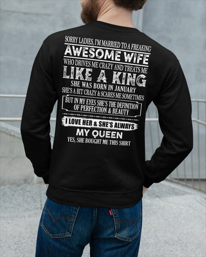 SORRY LADIES, I'M MARRIED WITH HER - SHE WAS BORN IN JANUARY - Vivian01