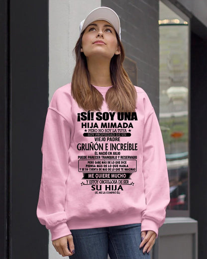 (Julio) Padre Increíble - Regalo especial para hija - T07 (Sku.TbnA16)
