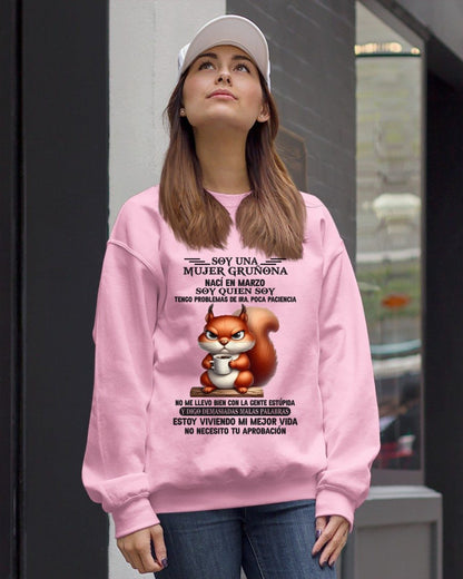 MARZO - MUJER GRUÑONA - REGALO DE CUMPLEAÑOS PARA MUJERES - CCDI03sp (SKU09-36-03)