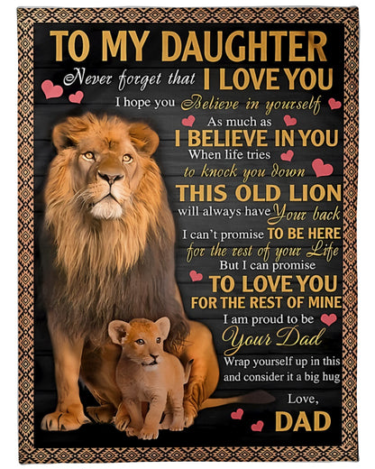 Special Gift For Your Daughter Blanket - From Dad (SKUB11-130)