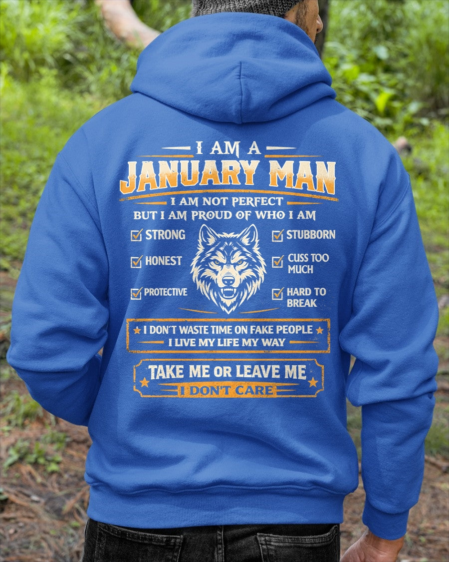 "I AM A JANUARY MAN" - Birthday Gift For January Men - Male ccdi01 (SKU2602-45-01)