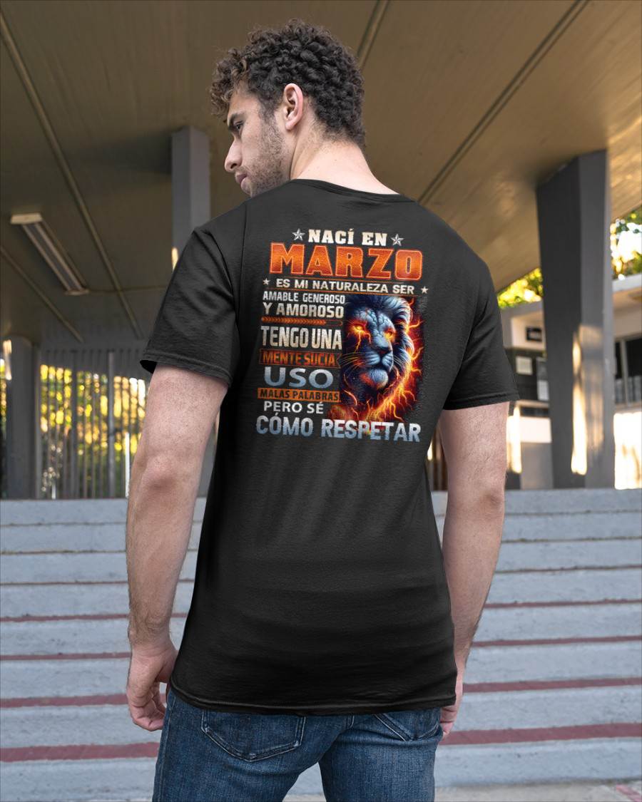 MARZO - MENTE SUCIA PERO SÉ RESPETAR - REGALO DE CUMPLEAÑOS PARA HOMBRES - CCDI03sp (SKU10-68-03)