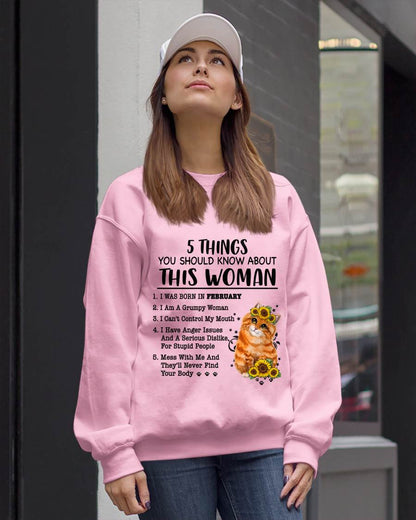 FEBRUARY - 5 THINGS YOU SHOULD KNOW ABOUT THIS WOMAN - FOR WOMEN - CCDI02 FMA (SKU2602-186-02)