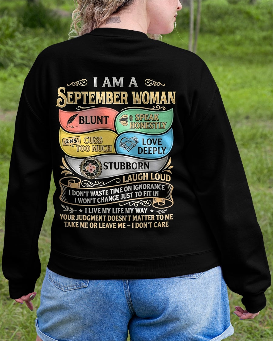 "I AM A SEPTEMBER GIRL" - Birthday Gift For September Girls - FMA ccdi09 (SKU2604-57-09)