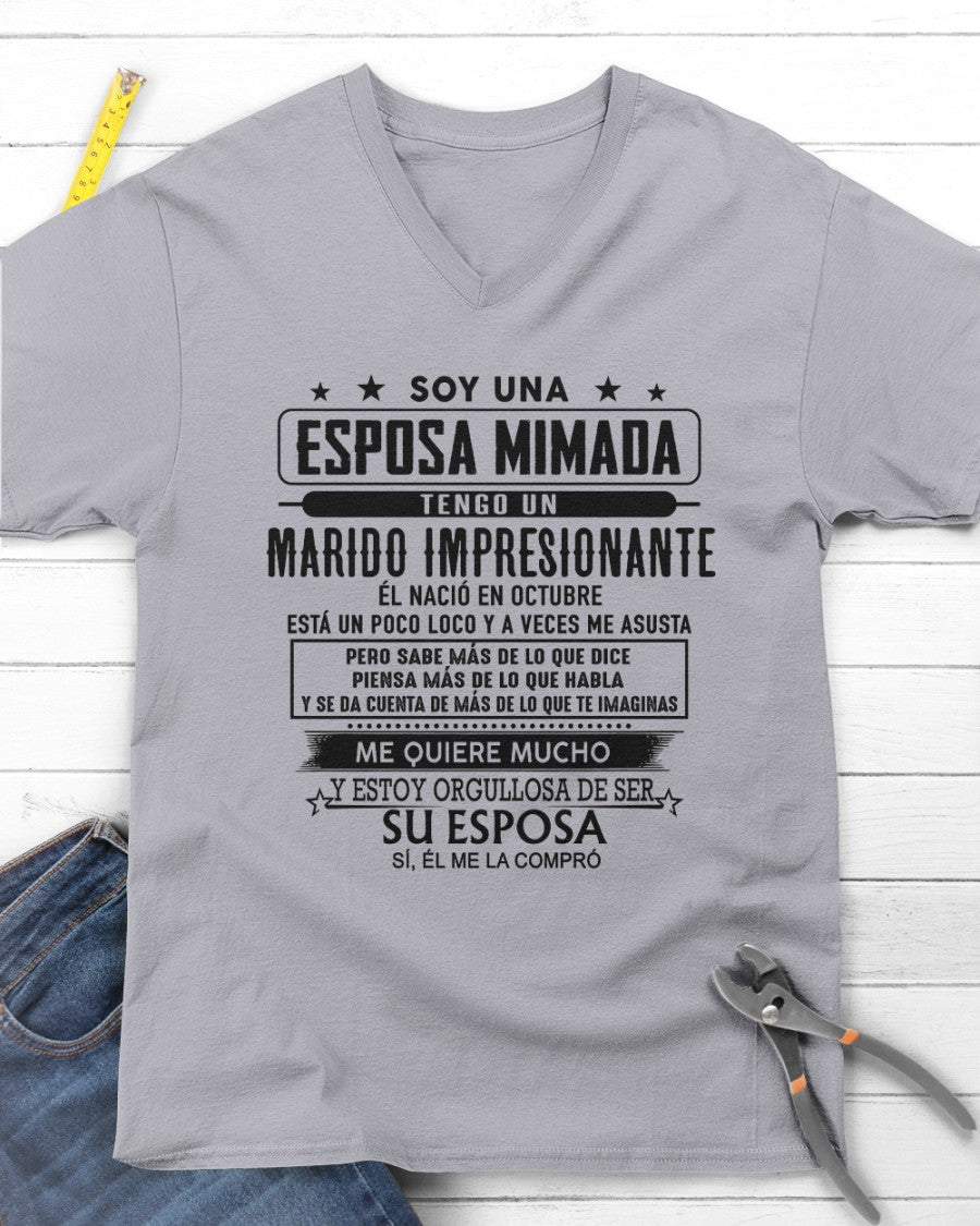 Octubre Marido - Regalo especial para Esposa - TBN - T10 (Sku.TbnA2)