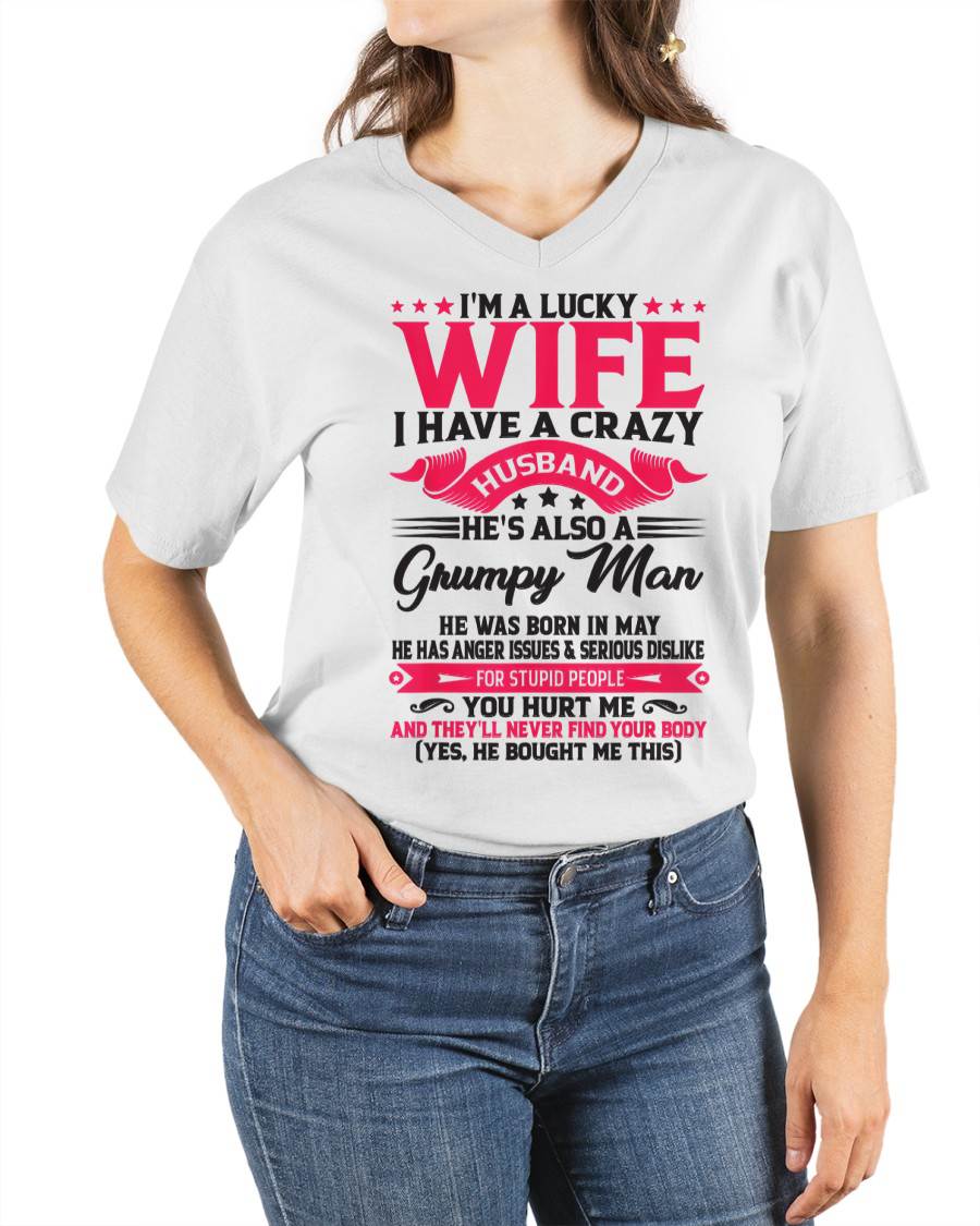 MAY - TO MY WIFE - I'M A LUCKY WIFE - GIFT FROM HUSBAND - CCDI05 (SKU10-136-05)