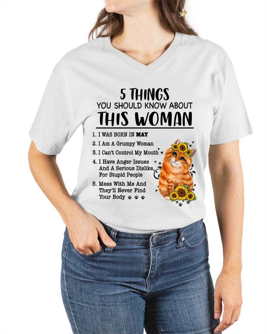 MAY - 5 THINGS YOU SHOULD KNOW ABOUT THIS WOMAN - FOR WOMEN - CCDI05 FMA (SKU2602-186-05)