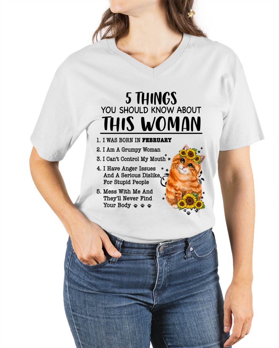 FEBRUARY - 5 THINGS YOU SHOULD KNOW ABOUT THIS WOMAN - FOR WOMEN - CCDI02 FMA (SKU2602-186-02)