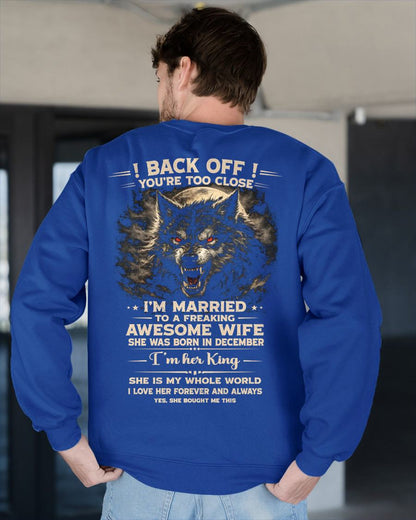 DECEMBER - BACK OFF! YOU'RE TOO CLOSE - GIFT FROM WIFE - CCDI12 (SKU26T-01-25-12)