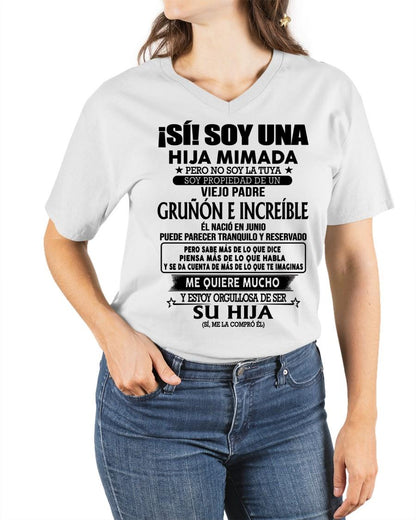 (Junio) Padre Increíble - Regalo especial para hija - T06 (Sku.TbnA16)