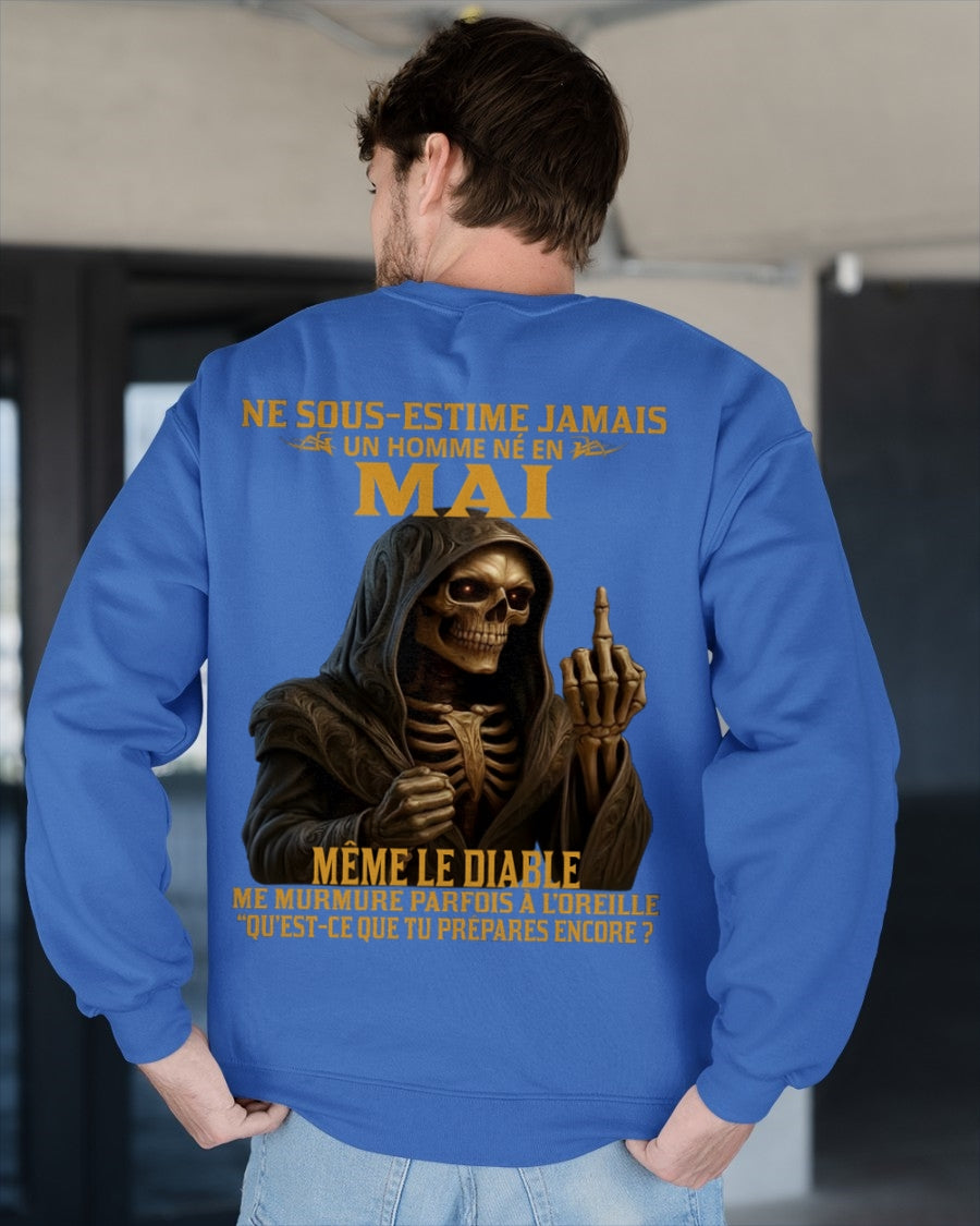 NE SOUS-ESTIME JAMAIS UN HOMME NÉ EN MAI Fr05 ccdi05 male (SKU12-305-05)