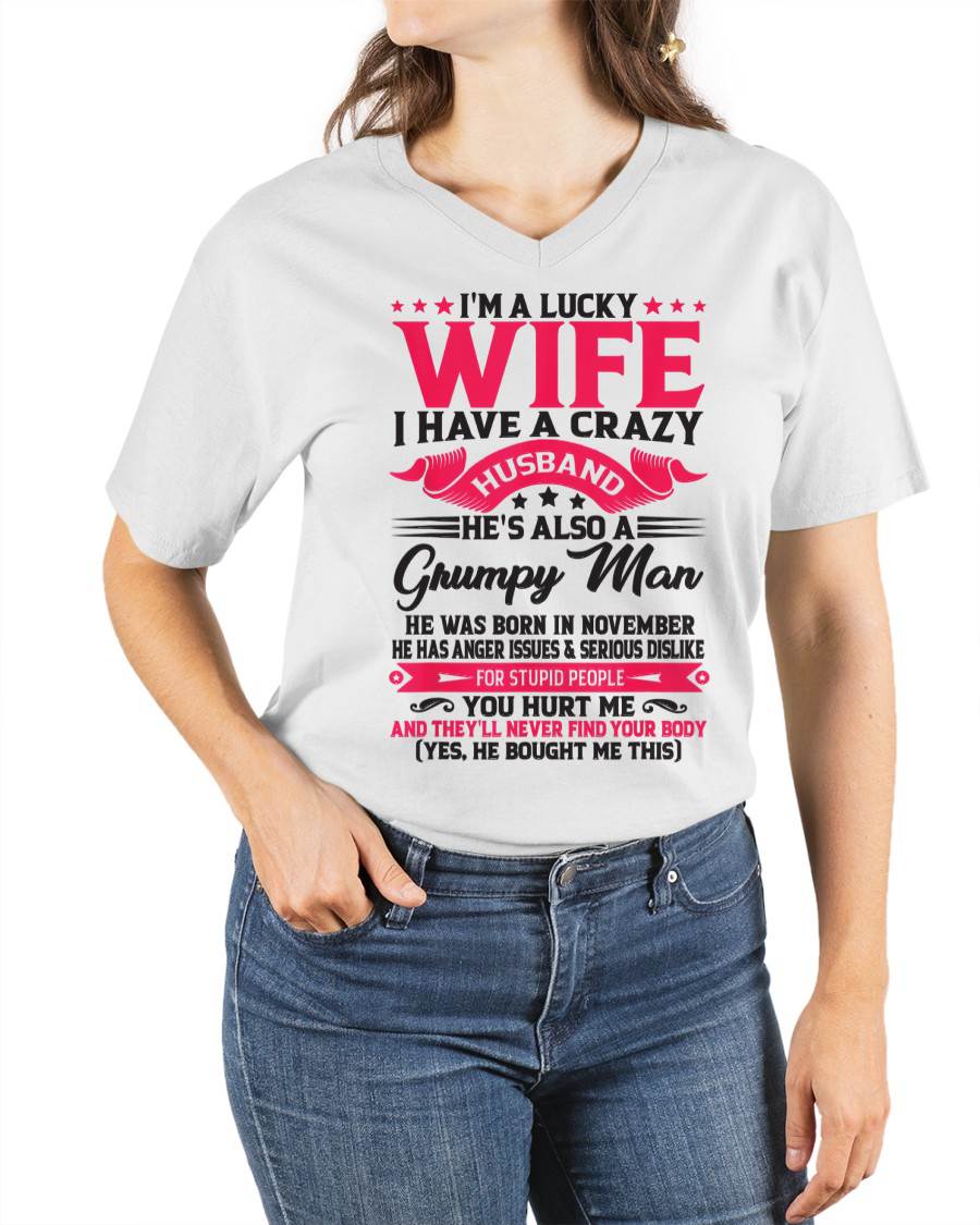 NOVEMBER - TO MY WIFE - I'M A LUCKY WIFE - GIFT FROM HUSBAND - CCDI11 (SKU10-136-11)