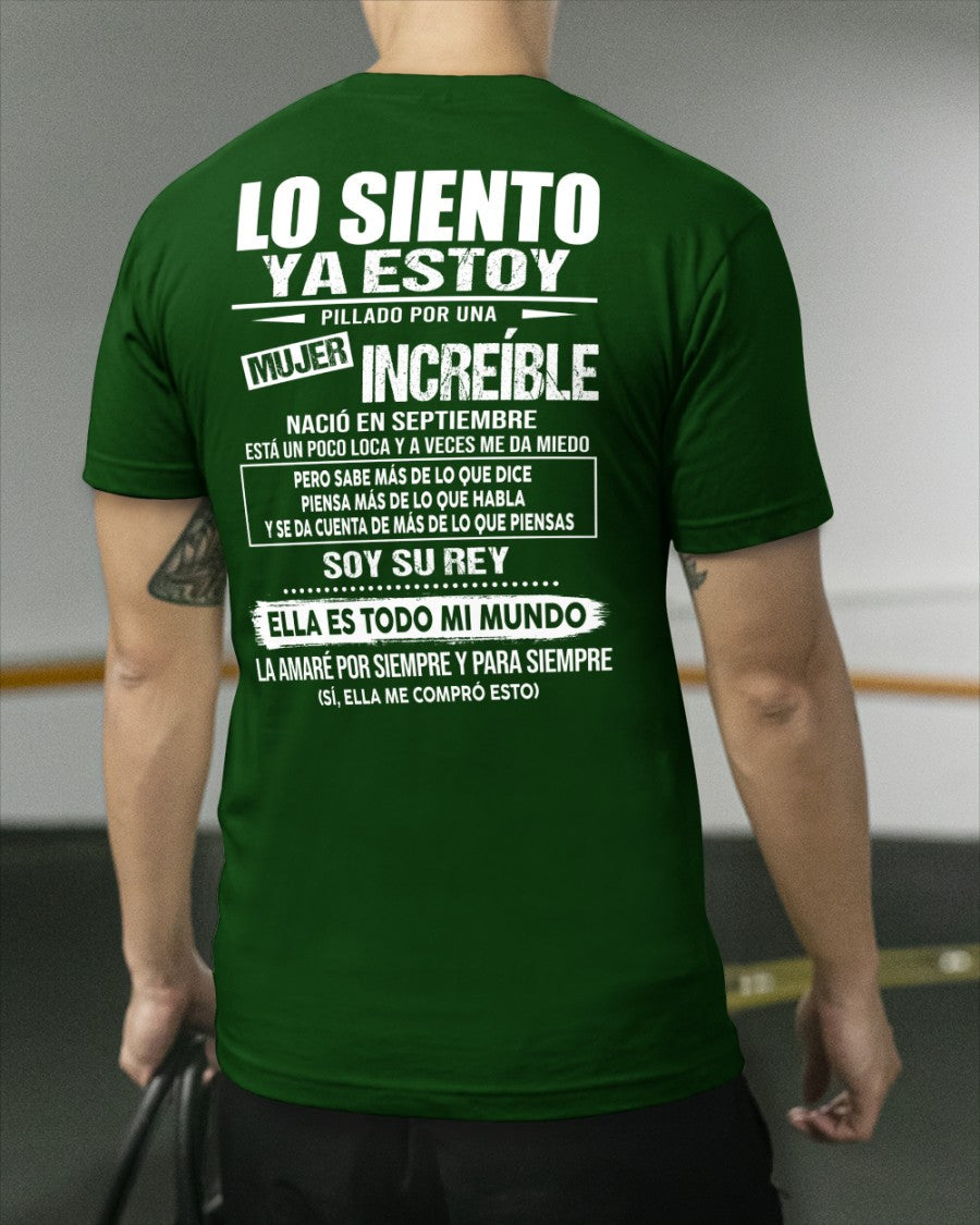 Septiembre - Chica genial nació en septiembre - Regalo especial para novio, esposo - T09 (SKU09-05-09)