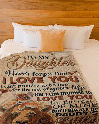 Special Gift For Your Daughter Blanket - From Dad