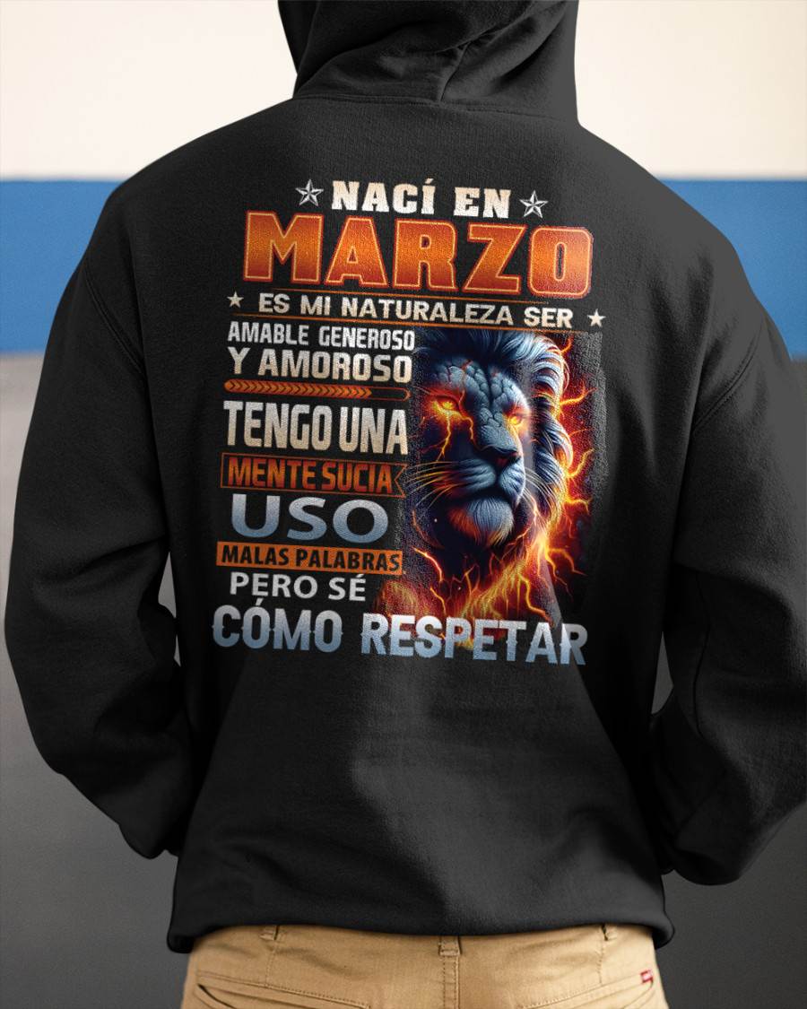 MARZO - MENTE SUCIA PERO SÉ RESPETAR - REGALO DE CUMPLEAÑOS PARA HOMBRES - CCDI03sp (SKU10-68-03)