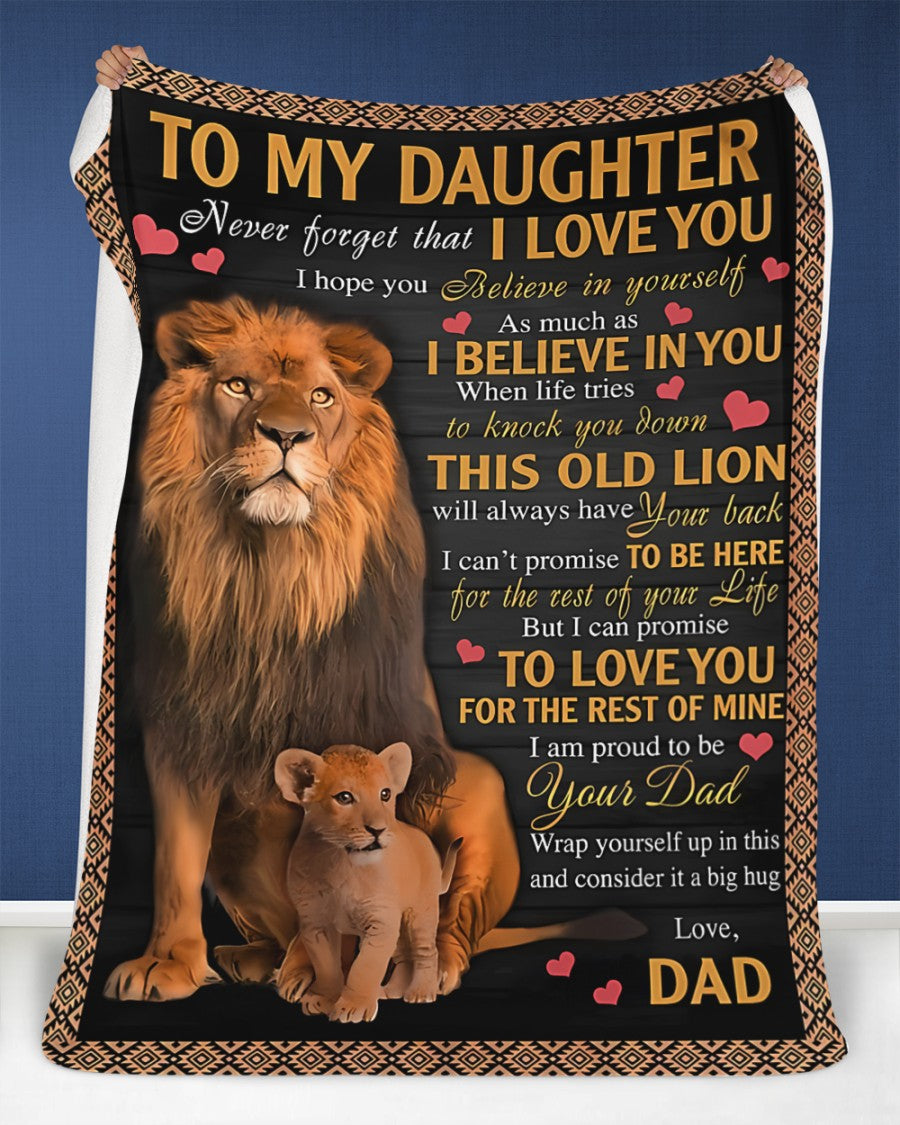 Special Gift For Your Daughter Blanket - From Dad (SKUB11-130)