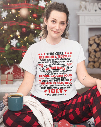 This girl has fought a thousand, she was born July - Vivian07