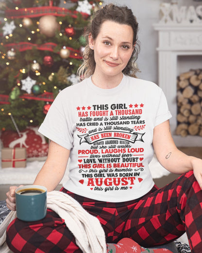 This girl has fought a thousand, she was born August - Vivian08