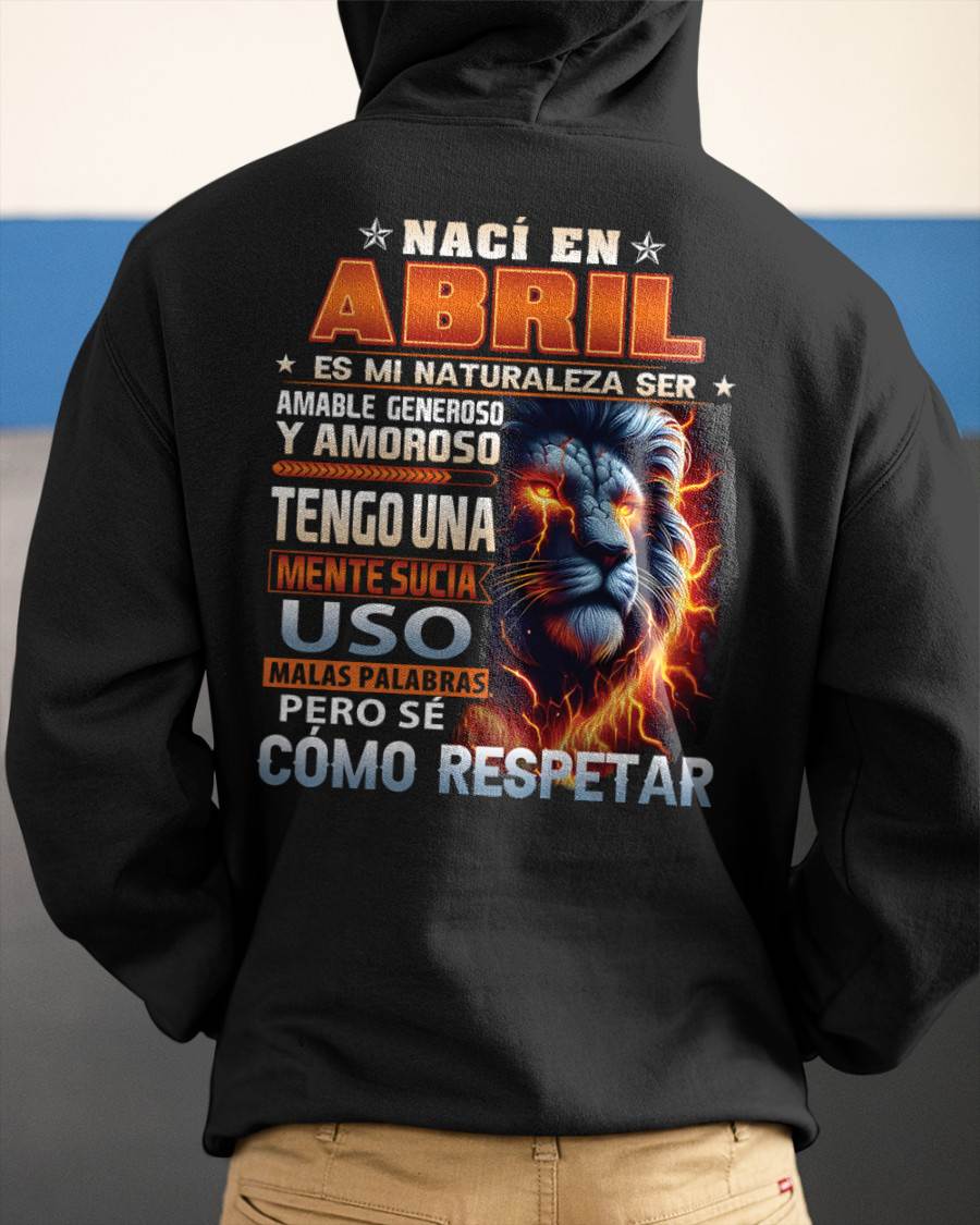 ABRIL - MENTE SUCIA PERO SÉ RESPETAR - REGALO DE CUMPLEAÑOS PARA HOMBRES - CCDI04sp (SKU10-68-04)