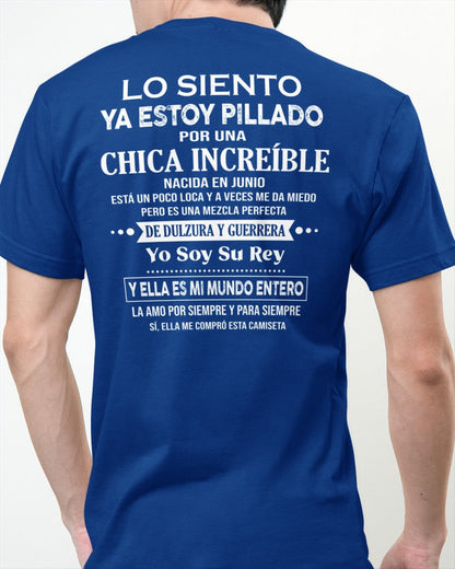 Junio Chica Increíble - Regalo especial para tu novio - T06 (SKU04-112)