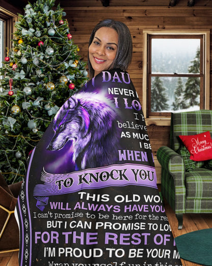 Special Gift For Your Daughter Blanket - From Mom (SKU2604-97)