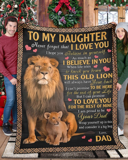 Special Gift For Your Daughter Blanket - From Dad (SKUB11-130)