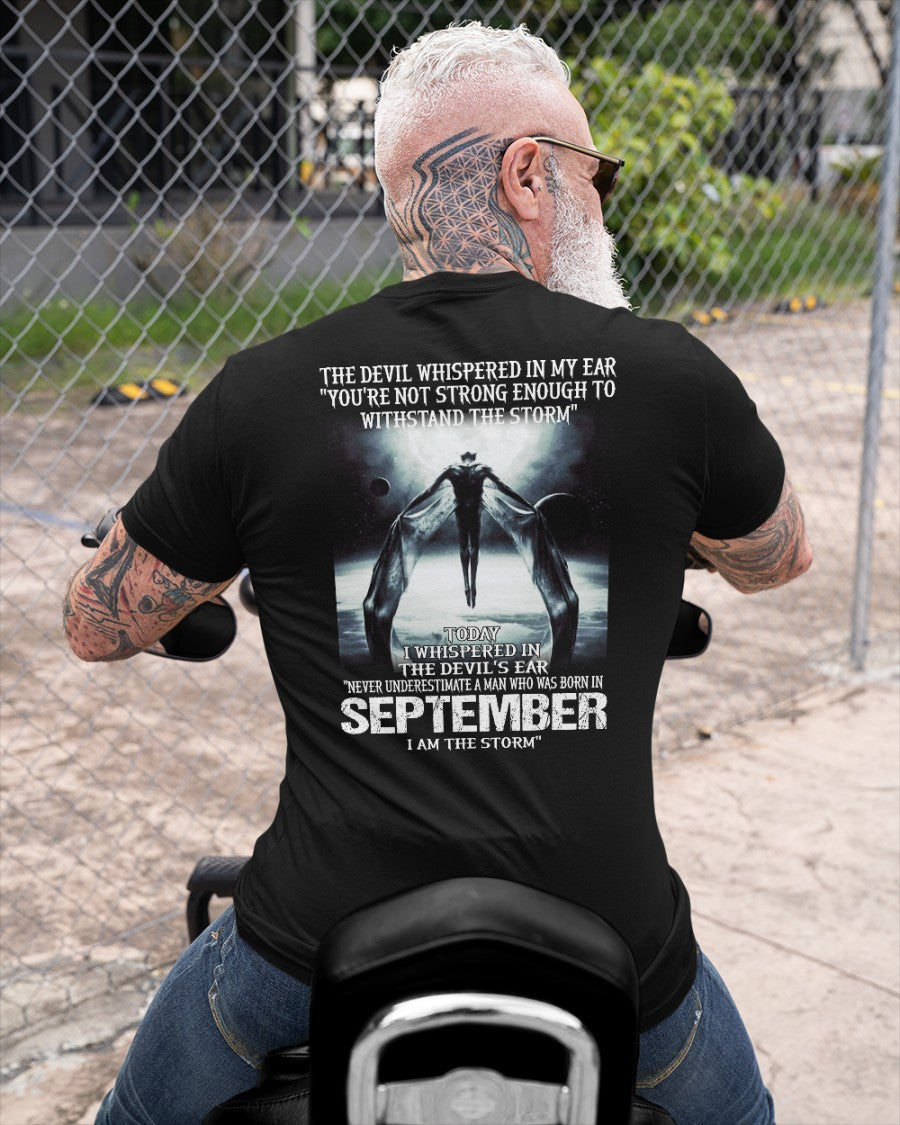 SEPTEMBER - NEVER UNDERESTIUNDER A MAN - I AM THE STORM - male (SKU08-35-09)