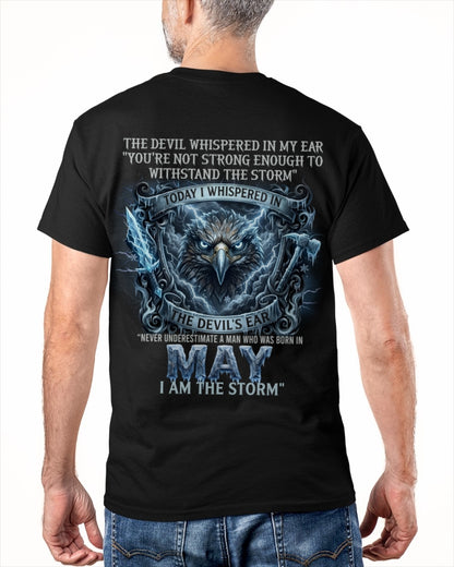 ccdi05 - Never Underestimate a Man Born in May – I Am the Storm - male (SKU2604-227-05)