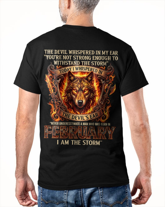 ccdi02 - Never Underestimate a Man Born in February – I Am the Storm - male (SKU2604-229-02)