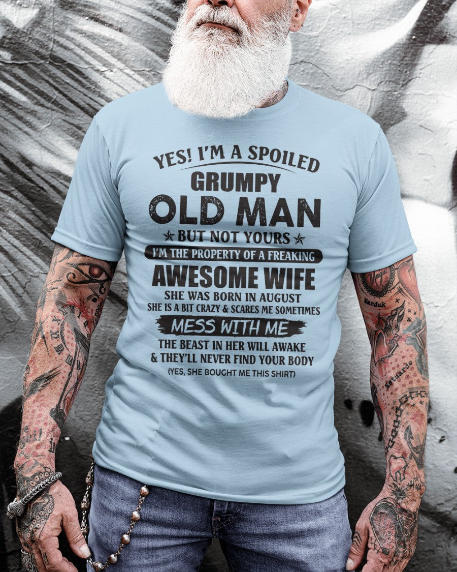 Awesome wife August - Perfect gift for your husband - ccdi08 (SKU96-68-08)