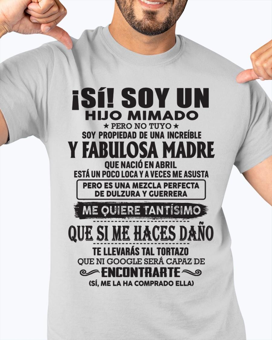 Madre increíble nació en abril – Regalo especial para hijo – T04 (SKU06-12)
