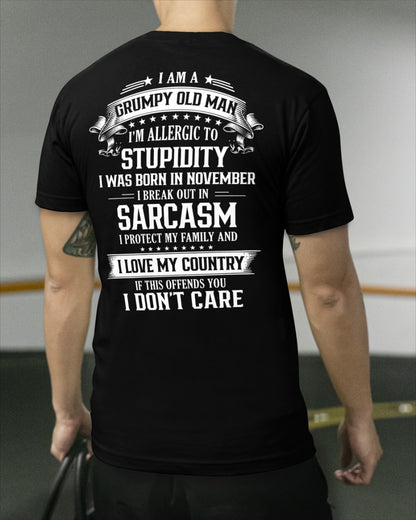 Grumpy Old Man was born in November - Vivi11 (SKU05-56-11)