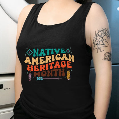 Native American T-Shirts, Vintage Native American Unisex T-Shirt/Hoodie/Sweatshirt HLT00 - National Native American Heritage Month Indigenous Women T-Shirt (1)