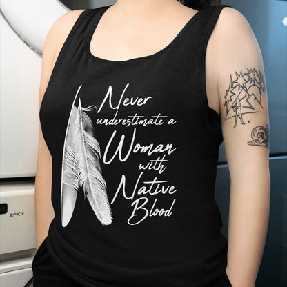 Native American T-Shirts, Vintage Native American Unisex T-Shirt/Hoodie/Sweatshirt HLT00 - Native American A Woman With Native Blood American Indian T-Shirt (1)