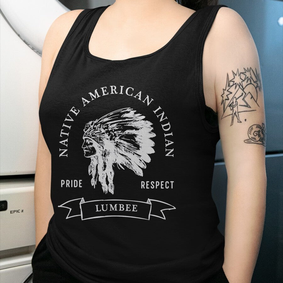 Native American T-Shirts, Vintage Native American Unisex T-Shirt/Hoodie/Sweatshirt HLT00 - Lumbee Tribe Native American Indian Pride Respect Darker Long Sleeve T-Shirt