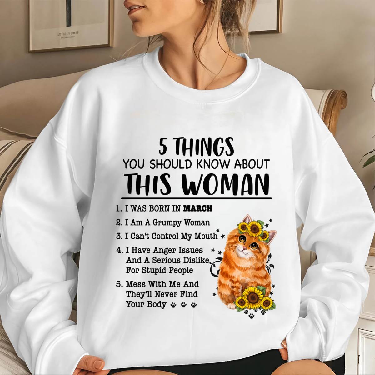 MARCH - 5 THINGS YOU SHOULD KNOW ABOUT THIS WOMAN - FOR WOMEN - CCDI03 FMA (SKU2602-186-03)