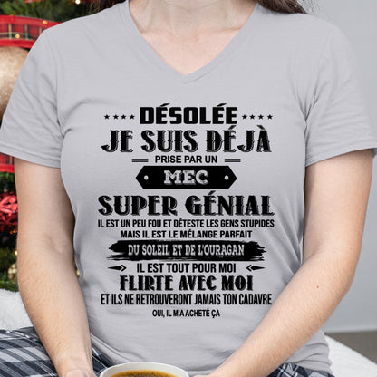 DÉSOLÉE JE SUIS DÉJÀ PRISE PAR UN MEC SUPER GÉNIAL IL EST NÉ EN Fr00 male