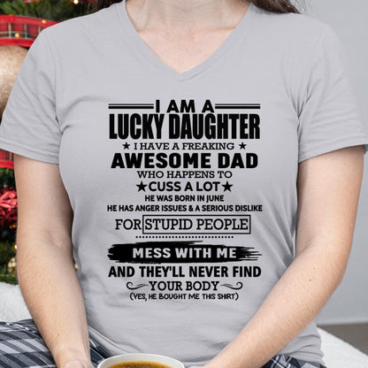 JUNE - I'M A LUCKY DAUGHTER I HAVE A FREAKING AWESOME DAD - FROM MAN   (SKU-T1406DD-06)