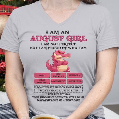 August Girl Shirt – Birthday Gift for Women - ccdi08 FMA (SKU10-80-08)