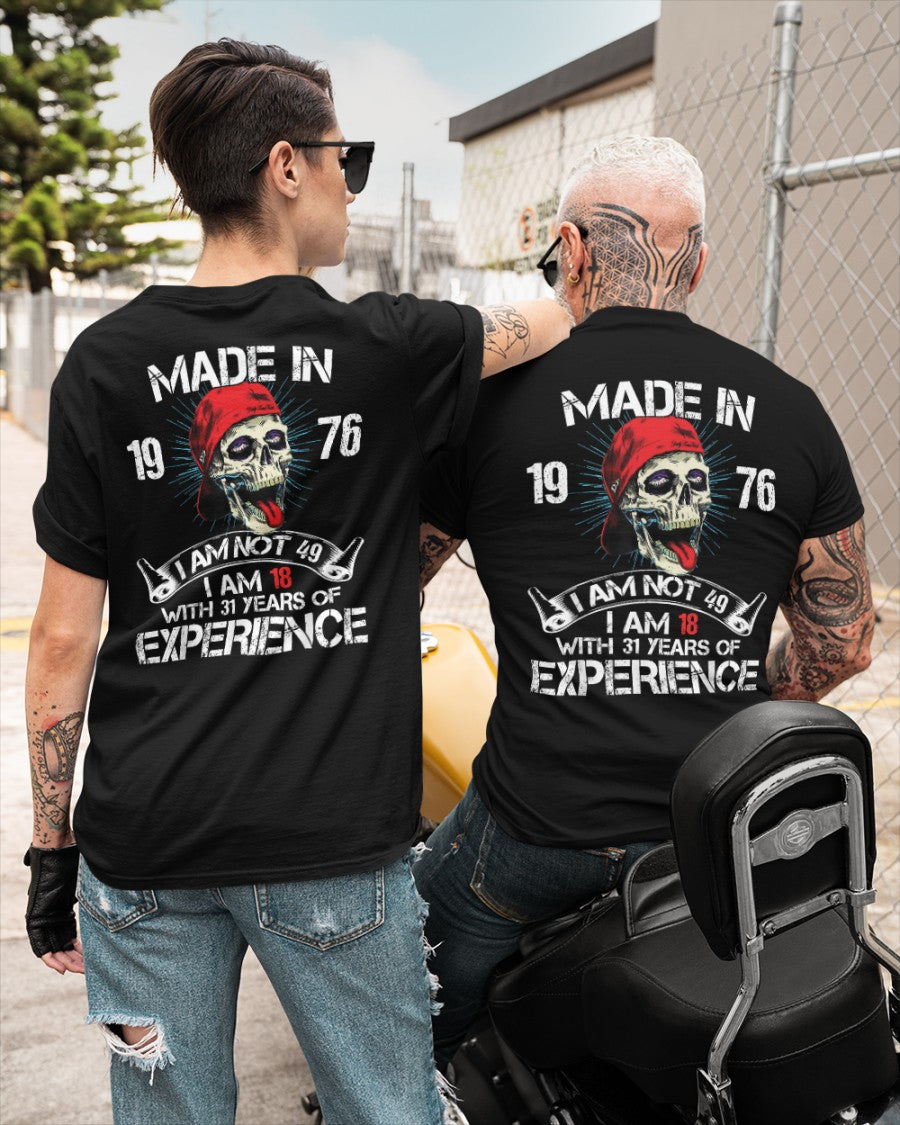 Years of experience 2025 - US1976 (SKU07-96-76)