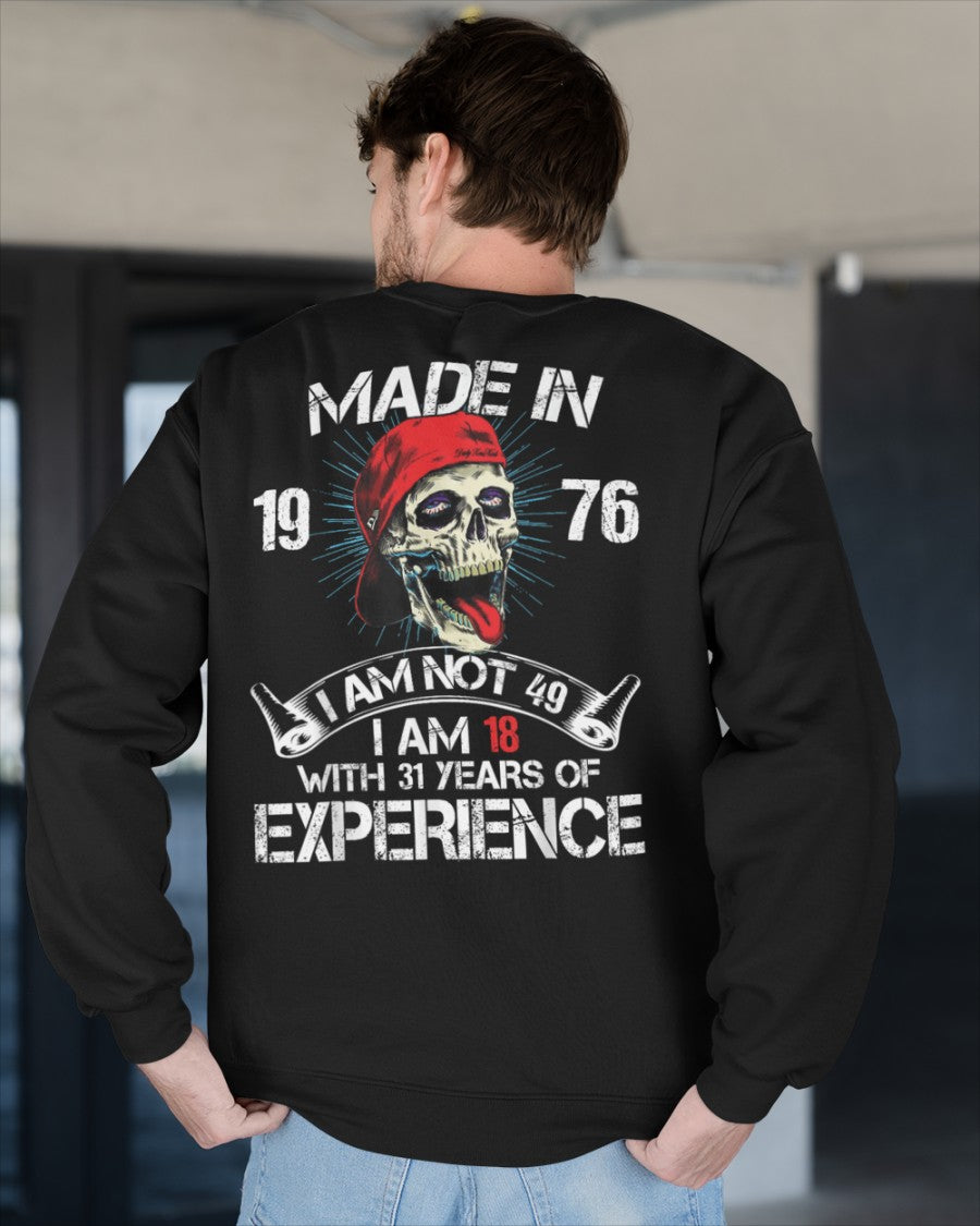 Years of experience 2025 - US1976 (SKU07-96-76)